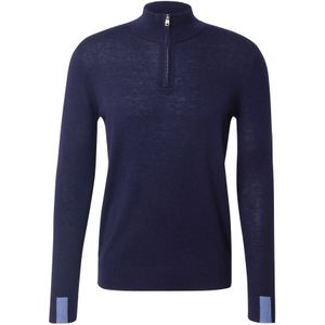 MOS MOSH Trui 'MMGAdam'  lichtblauw / donkerblauw