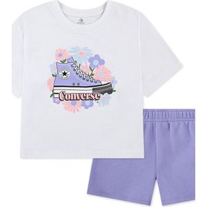 CONVERSE Set  lila / rosa / zwart / wit