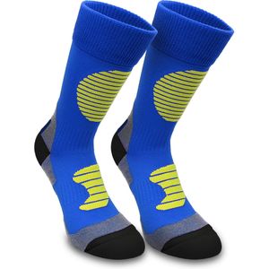 normani Sportsokken  blauw / geel / grijs / zwart