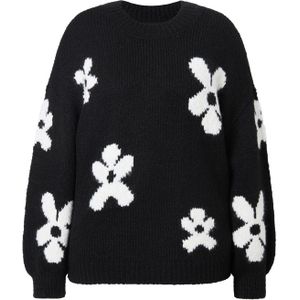 Studio Untold Trui  zwart / wit