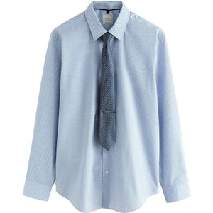 Next Overhemd  navy / lichtblauw