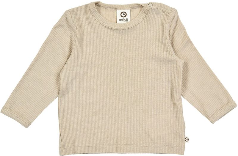 Müsli by GREEN COTTON - Trui - Beige - Losse Pasvorm - Lange Mouw