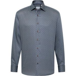 Eterna - MODERN FIT - Overhemd - Bruin - NON IRON (strijkvrij)