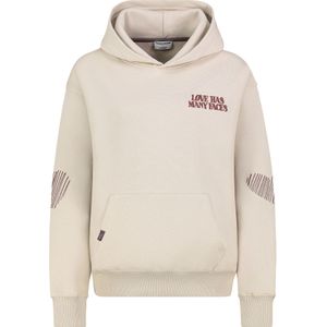 Sublevel Sweatshirt  lichtbruin / donkerrood