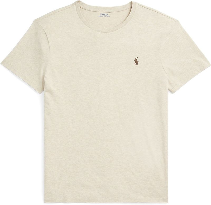 POLO Ralph Lauren Regular Fit T-shirt met Logo Expedition Dune Heather