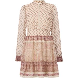 VILA Jurk 'VIPRAYA LYRIDA'  beige / crème / donkerbeige / mauve