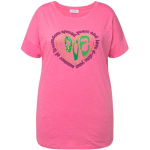 Janet & Joyce Shirt  groen / lila / pink