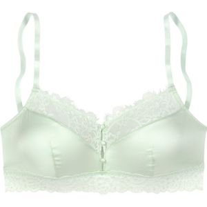 Bralette - Mint - Kant - 60% Zijde, 32% Polyamide, 8% Elastaan