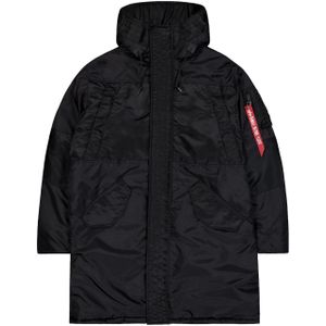ALPHA INDUSTRIES Tussenparka  rood / zwart / wit
