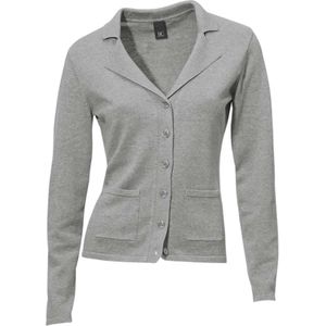 Vesten - Grijs Mêlee - 100% Katoen - Opgestikte Zakken