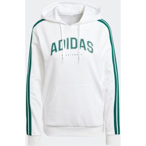 adidas - Lounge Soft Side Graphic - Hoodie - Zwart - Katoen