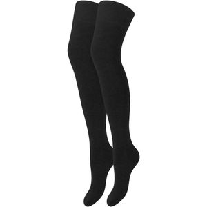 Yenita Overknee kousen  zwart