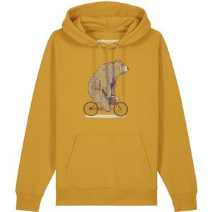 Watapparel Sweatshirt 'Fahrradbär'  oker / gemengde kleuren