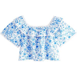 Next Blouse  blauw / wit