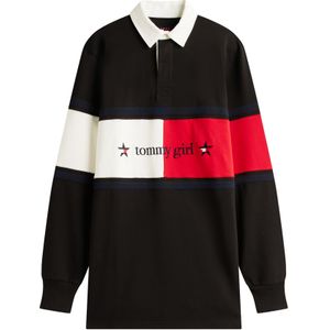 Tommy Jeans Jurk  navy / rood / zwart / wit