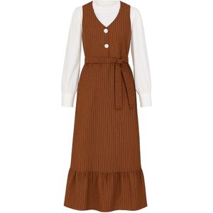 MODAMIHRAM Kostuum  bruin / wit