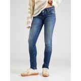 Jeans - Zena - Slimfit - Effen - Heavy Washed - 7/8 Lengte - Gevoerde Zoom/Rand