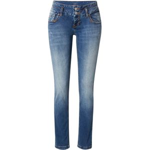 Jeans - Zena - Slimfit - Effen - Heavy Washed - 7/8 Lengte - Gevoerde Zoom/Rand