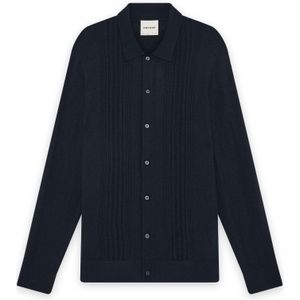 Lyle & Scott Sweatvest 'Cable Knit'  antraciet