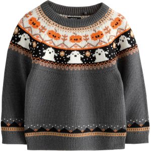 Next Trui  grijs / oranje / zwart / wit