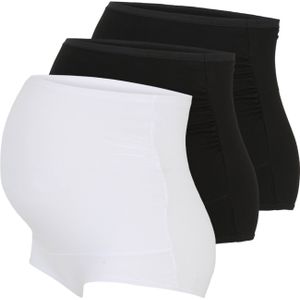 Lindex - Maternity - Broekje - Zwart/Wit - 3 Pack - High Waist