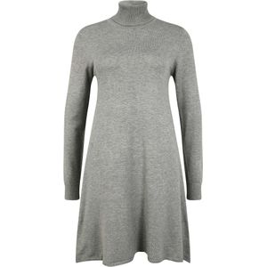 Oxmo Gebreide jurk 'Winala'  grijs gemêleerd
