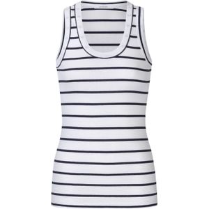 Myjama Top 'Cadis'  blauw / wit