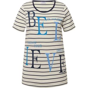 MIAMODA Shirt  marine / lichtblauw / wit