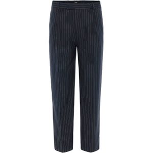 Antioch Bandplooibroek  marine / offwhite