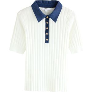 Next Trui  ecru / blauw