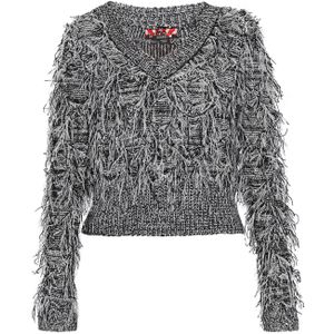 myMo ROCKS Trui  lichtgrijs / zwart