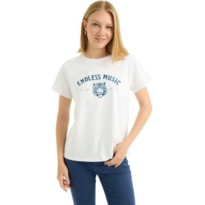 HOME STORE Shirt  blauw / wit