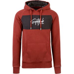 SPITZBUB Sweatshirt ' Street Unframed'  rood / zwart / wit