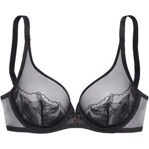 Lascana - Gabriella - Beugel-bh - Zwart - Niet gewateerd - Naadloos uitgevoerd