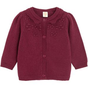 Cool Club Gebreid vest  roodviolet