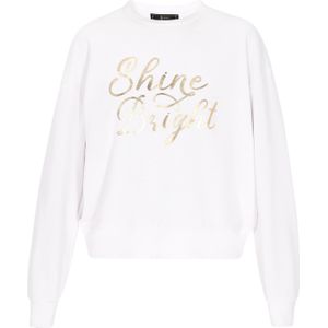 faina Sweatshirt 'Fashion Look'  goud / wit