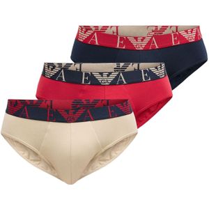 Emporio Armani Slip  beige / nachtblauw / rood