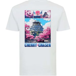 Oldskull Shirt 'Retro Cherry Chaser Logo Graphic'  wit