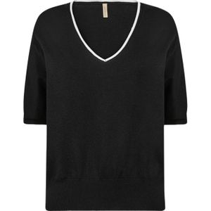 Soyaconcept Trui 'DOLLIE 786 '  zwart / wit