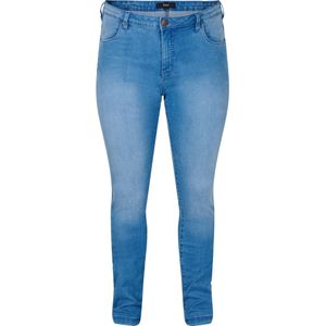 Zizzi High Waist Slim Fit Jeans AMY Light Blue Denim