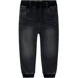Fleece - Baggy Fit Jeans - Denim - Voor Kinderen - Verstelbare Taille