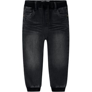 Fleece - Baggy Fit Jeans - Denim - Voor Kinderen - Verstelbare Taille