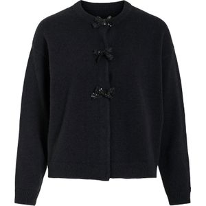 VILA - VIBrianna - Gebreid Vest - Zwart