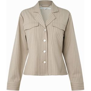 SECOND FEMALE Tussenjas 'Rayures'  beige / crème