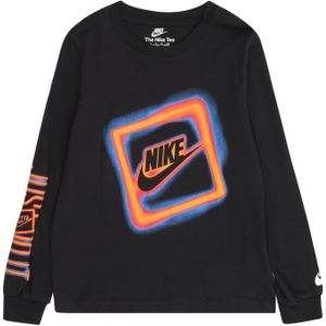 Nike Sportswear Shirt 'FUTURA'  blauw / oranje / zwart