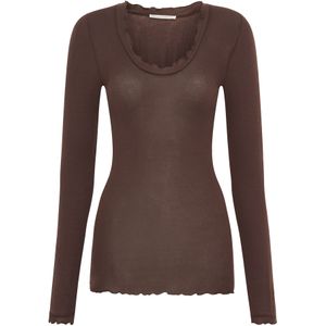 Seamless Basic Shirt 'Romance'  donkerbruin