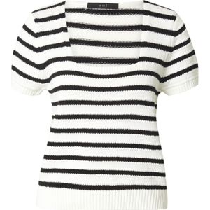 OUI Trui  zwart / wit