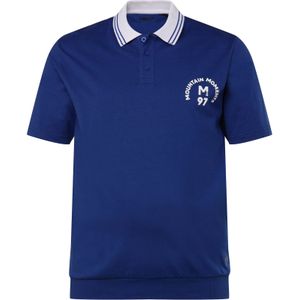 Men Plus Shirt  saffier / wit