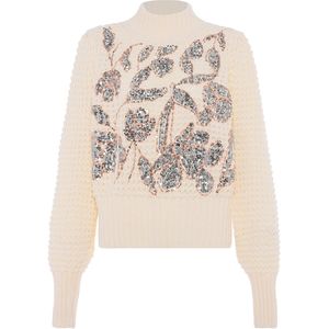 faina Trui  brons / zilver / wolwit