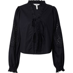 OBJECT Blouse 'BRODERA'  zwart
